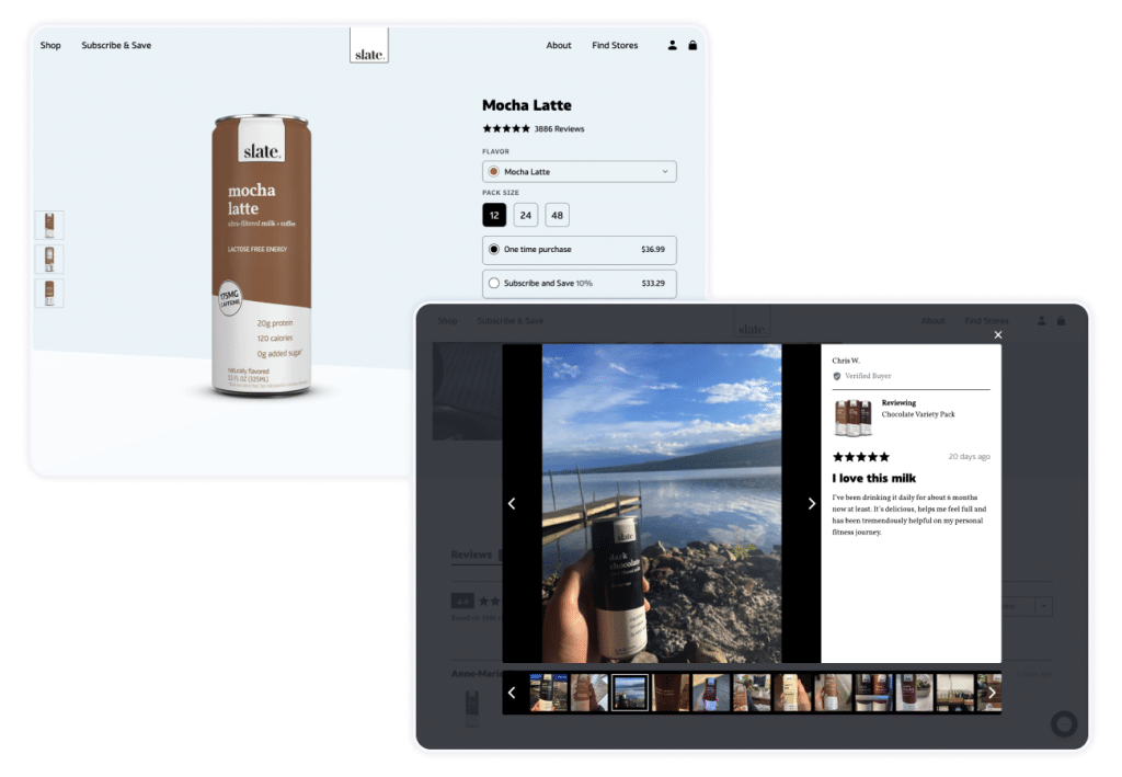 How Slate Milk Unlocked The Power of Personalization with Robust Reviews